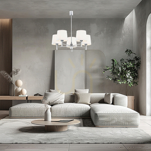 Lustr Argon Bolzano Plus 2110 bílý chrom E27 5x1W IP20 small 1
