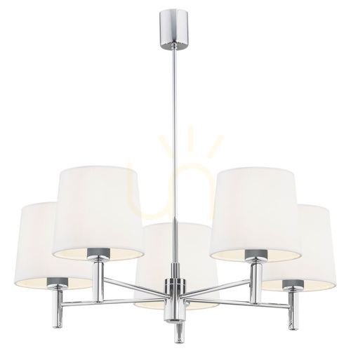 Kontrola Lustr Argon Bolzano Plus 2110 bílý chrom E27 5x1W IP20