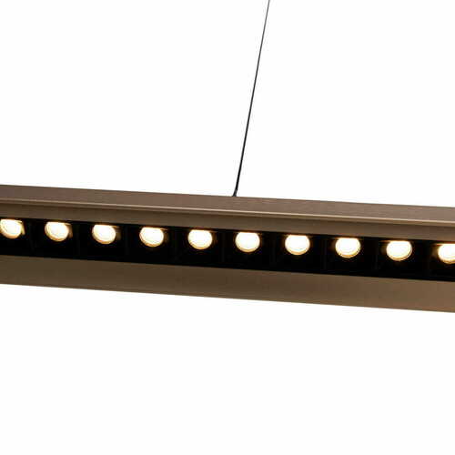 Kontrola Závěsné svítidlo Max Light JO-JO P0594 černé zlaté 124 cm LED 38W
