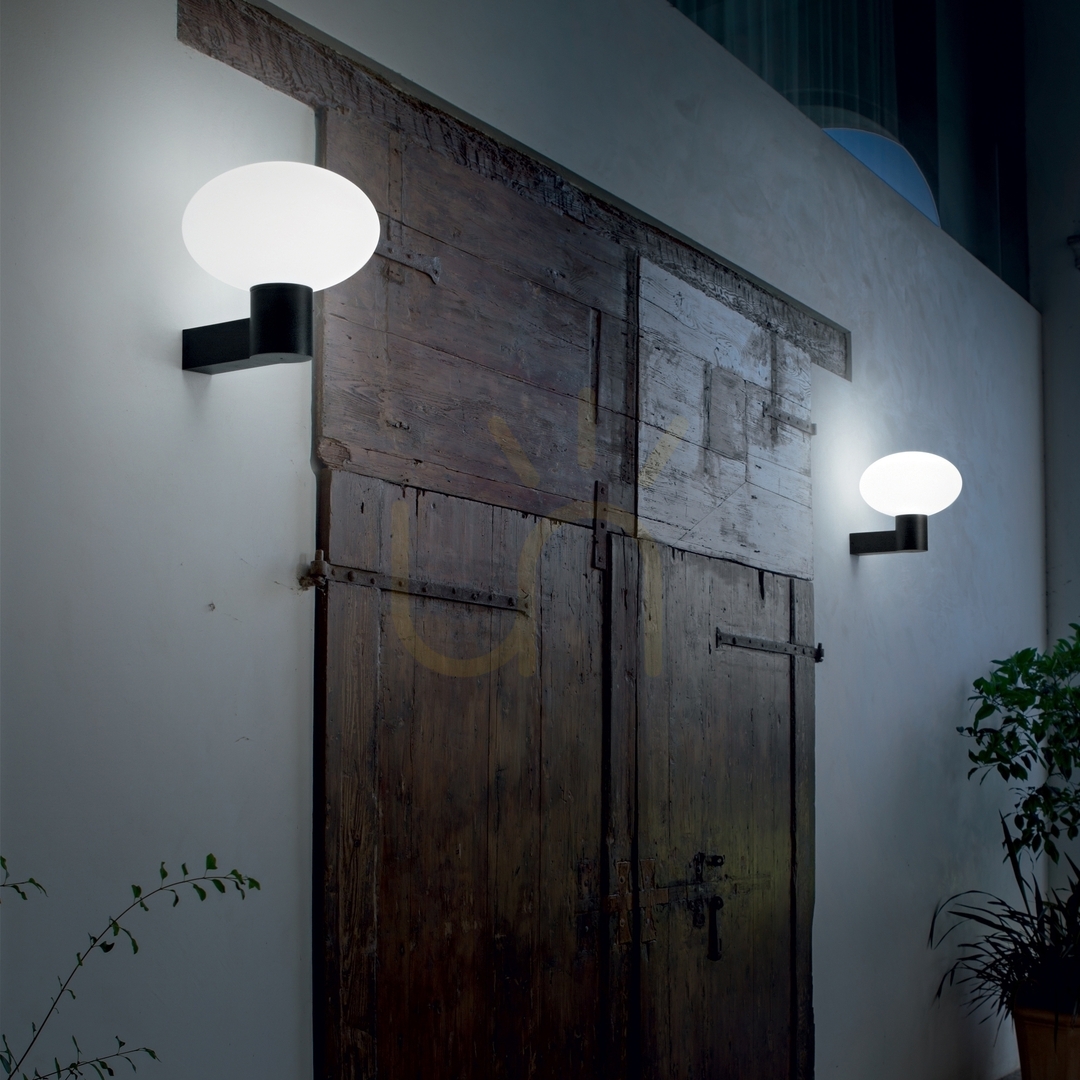 Pohled Nástěnné svítidlo Ideallux CLIO 326788 hnědé E27 1x42W Nástěnné svítidlo Ideallux CLIO 326788 hnědé E27 1x42W