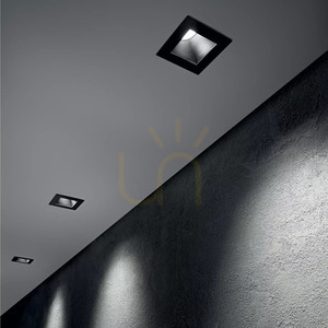 Vestavné svítidlo Ideal Lux Dynamic 208596 15W 4000K černé LED small 1