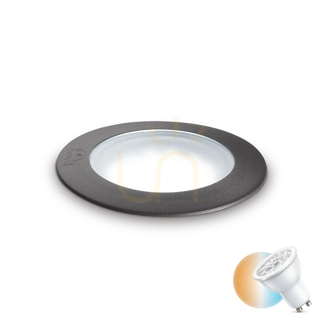 Kontrola Zapuštěné venkovní svítidlo Ideallux WAY Round Small černé GU10 120249 Zapuštěné venkovní svítidlo Ideallux WAY Round Small černé GU10 120249