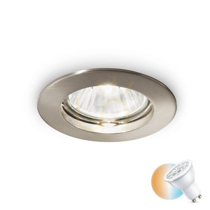 Zapuštěné svítidlo Ideallux Jazz GU10 nikl 7,3 cm 083087 small 0