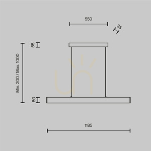 Závěsné svítidlo STEP P010PL-L30B Maytoni small 7