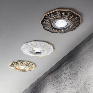 Vestavné svítidlo Ideallux Polka mosaz GU10 14 cm 115610 small 3