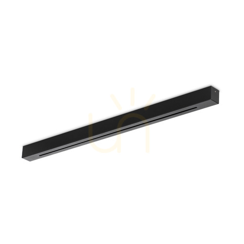 Kontrola Stropní rozeta pro 4 světla Ideallux Rosone Lineare All In černá 73 cm 328720