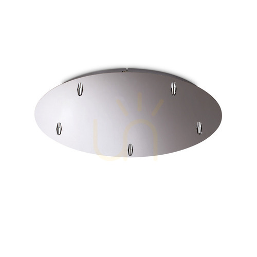 Kontrola Rozeta pro 5 světel Ideallux ROSONE chrom 46 cm 285641