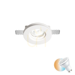 Vestavné svítidlo Ideallux Samba 150307 bílé kulaté GU10 sádrové 10 cm 0 Vestavné svítidlo Ideallux Samba 150307 bílé kulaté GU10 sádrové 10 cm small 0