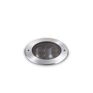 Zapuštěné venkovní svítidlo Ideallux Taurus 277011 kulaté stříbrné IP67 11W small 0