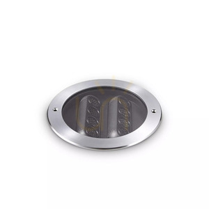 Venkovní zapuštěné svítidlo Ideallux Taurus 277028 kulaté stříbrné 14W IP67 small 1