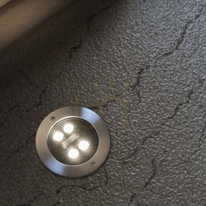 Venkovní zapuštěné svítidlo Ideallux Taurus 277028 kulaté stříbrné 14W IP67 small 6