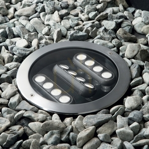 Vestavné venkovní svítidlo Ideallux Taurus 277035 kulaté stříbrné 20W IP67 4 Vestavné venkovní svítidlo Ideallux Taurus 277035 kulaté stříbrné 20W IP67 small 4