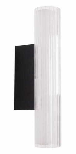 Kontrola Nástěnné světlo Max Light Fayette W0363 černé 31 cm 6W IP44 LED 3000K