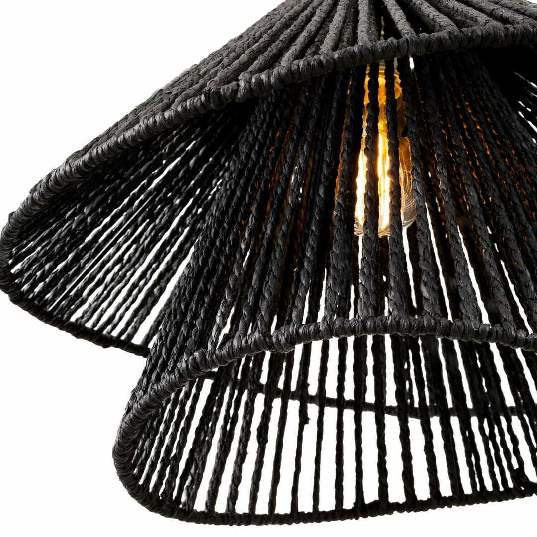 Náhled Závěsné svítidlo Max Light Amalfi P0580 černé 45 cm tkaný papír Závěsné svítidlo Max Light Amalfi P0580 černé 45 cm tkaný papír
