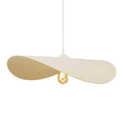 Kontrola Přívěsné svítidlo Max Light PAN P0585 bílé plstěné 60 cm 15W