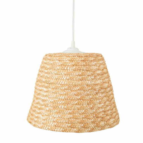 Kontrola Závěsné svítidlo Max Light POT P0582 bílé 30 cm sláma pšenice