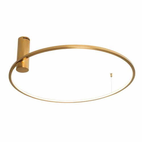 Kontrola Plafon Max Light Queen C0240 80 cm kartáčované zlato 20W LED 3000K