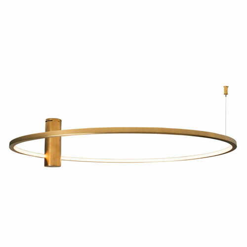 Kontrola Plafon Max Light Queen C0240 80 cm kartáčované zlato 20W LED 3000K