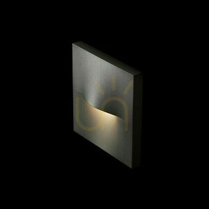 Venkovní nástěnné svítidlo BOBO SQ, antracitové, LED 3 W, 3000 K, IP65 small 1
