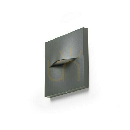 Kontrola Venkovní nástěnné svítidlo BOBO SQ, antracitové, LED 3 W, 3000 K, IP65