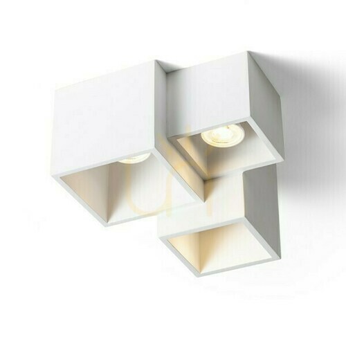 Kontrola Jack Iii Stropní svítidlo na omítku 230 V Led Gu10 3x5 W.