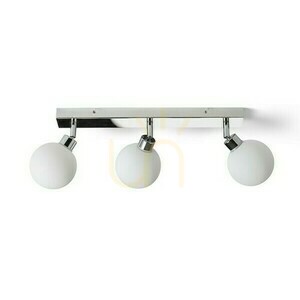 Nástěnné svítidlo Bolly Iii Povrchová montáž Opal Glass/Chrome 230 V Led G9 3x3 W Ip44 small 0