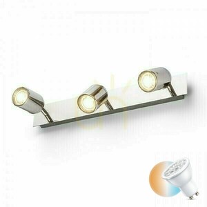 Nástěnné svítidlo Dublin Iii Povrchová montáž chrom 230 V Gu10 3x9 W Ip44 small 0