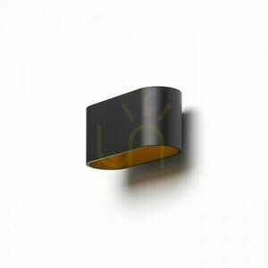 Nástěnné svítidlo Mario Black Matte / Gold 230 V Led G9 5 W. small 2