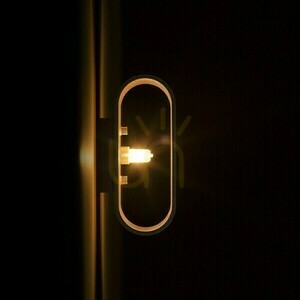 Nástěnné svítidlo Mario Black Matte / Gold 230 V Led G9 5 W. small 3