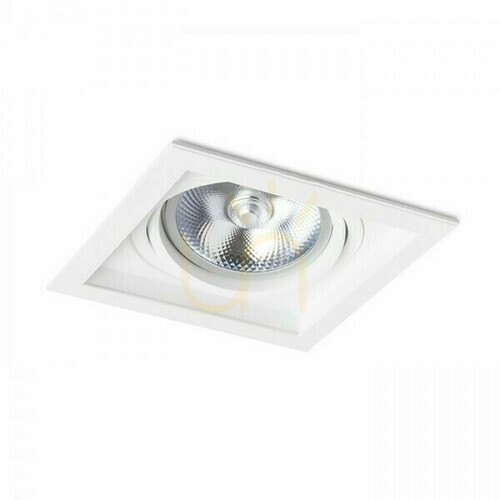 Kontrola Zapuštěné stropní svítidlo Granada Sq White 230 V Led G53 15 W.