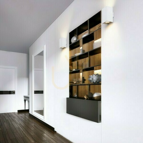 Kontrola Nástěnné svítidlo Agate Ii nástěnné svítidlo Matte White 230 V Gu10 2x35 W.