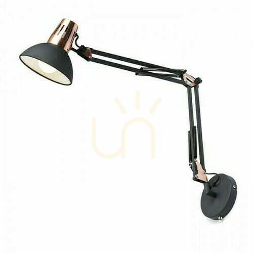 Kontrola Nástěnné svítidlo Ante Black Copper 230 V Led E27 15 W.