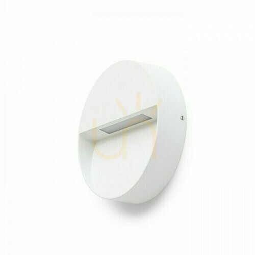 Kontrola Nástěnné svítidlo Aqila R nástěnné svítidlo bílé 230 V Led 6 W Ip54 3000 K