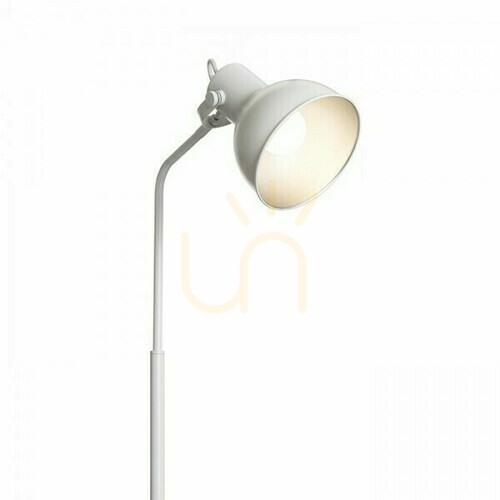 Kontrola Rosita Stojací lampa bílá/stříbrná šedá 230 V Led E27 11 W.