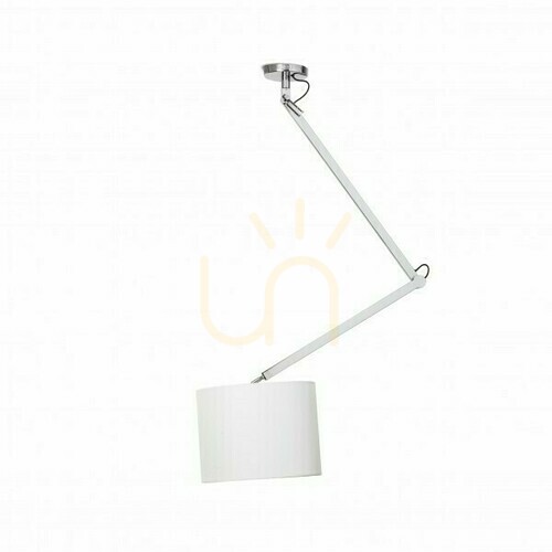 Kontrola Nástěnné svítidlo Madison C Ceiling White Chrome 230 V Led E27 15 W.