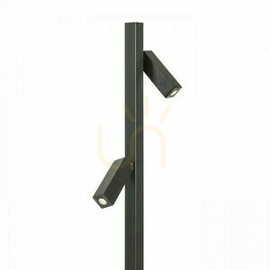Fado Stojací lampa černá 230 V Led 2x3 W 45° 3000 K