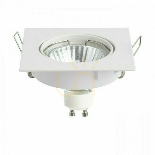 Kontrola Zapuštěné stropní svítidlo Topic Sq Directional White Matte 230 V Gu10 50 W.