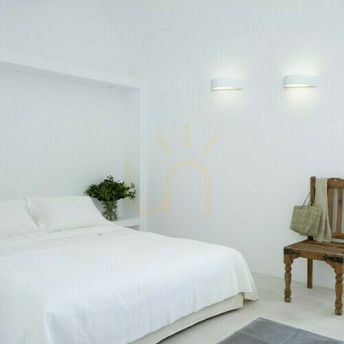 Kontrola Nástěnné svítidlo Crescent sádrové nástěnné svítidlo 230 V R7s 78 mm 12 W.
