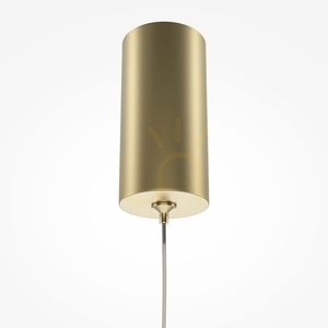 Závěsné svítidlo Maytoni PRO EXTRA MOD160PL-L6G4K1, trubka 80 cm Ø 3 cm, LED 6 W 500 lm 4000K CRI 90, zlaté small 5