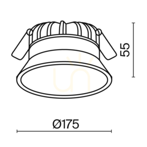 Vestavné svítidlo OKNO DL055-24W4K-W IP44 Maytoni small 7