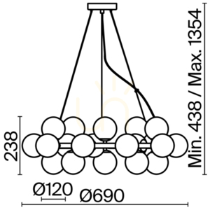 Závěsné svítidlo DALLAS MOD547PL-25CH Maytoni small 6