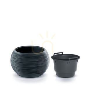 Bílý květináč Prosperplast Furu Bowl Ø37,8 cm 25 l DBFUK400-S449 small 2