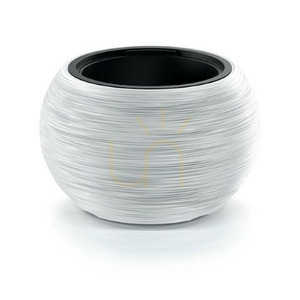 Bílý květináč Prosperplast Furu Bowl Ø37,8 cm 25 l DBFUK400-S449 small 0