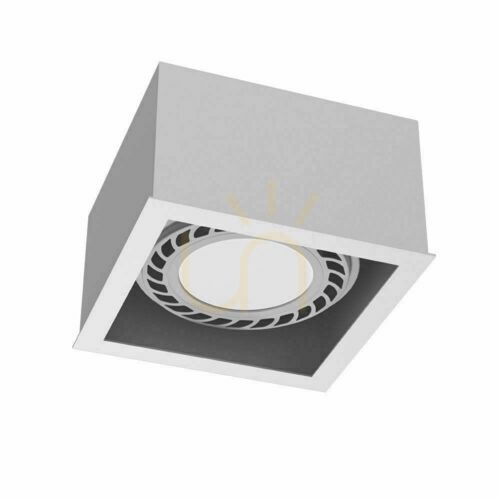 Kontrola Stropní svítidlo Antigo Cage 1 bílé LED ES111 13,5 x 8,5 cm 1272
