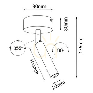 Reflektor Antigo Point 22 Move bílý LED G9 2283 small 1