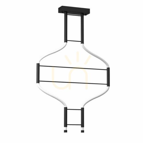 Kontrola Závěsné svítidlo Antigo Alha S 2 LED černé 57 cm 9052