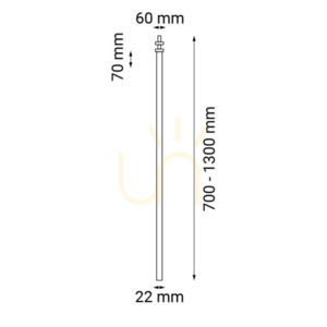Zapuštěné svítidlo Antigo Alha T 1200 G9 leštěná měď 9116 small 1