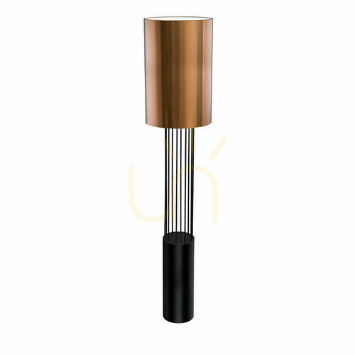 Kontrola Stojací lampa Antigo IHI černá/měděná E27 189 cm 9475