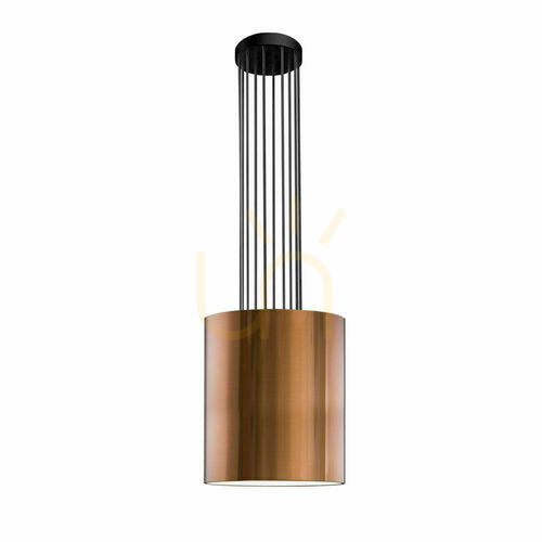 Kontrola Závěsné svítidlo Antigo IHI 9493 černá/měděná 48 cm E27 LED matné
