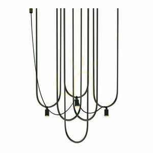 Závěsné svítidlo Antigo Udin 3 černé 3x MR11 110 cm 9786 small 0